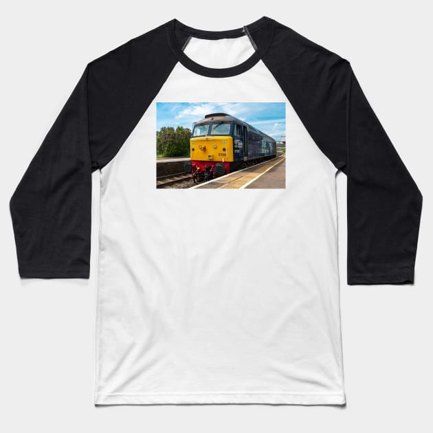 British Railways class 47 locomotive Baseball T-Shirt by Robert john